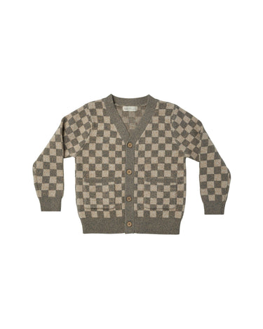 Rylee + Cru Cardigan, Heathered Check
